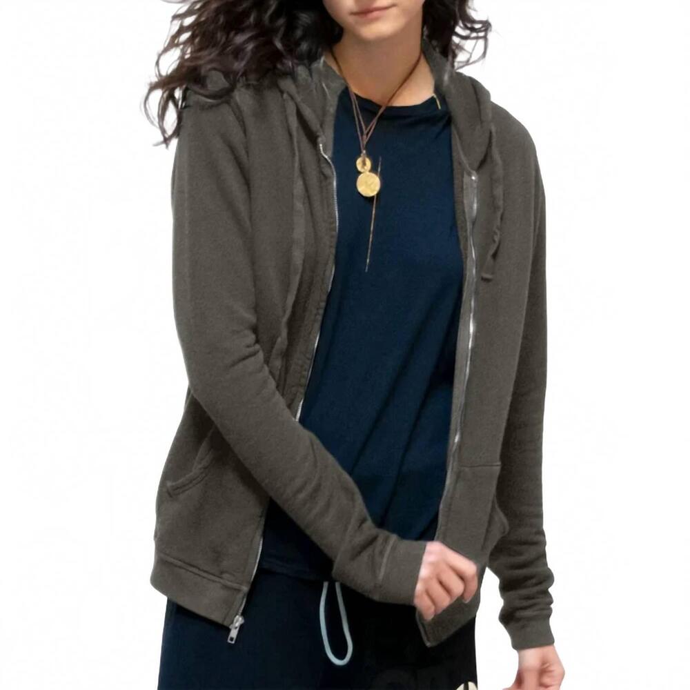 NEW FREECITY superfluff lux zip hoodie in shrooms